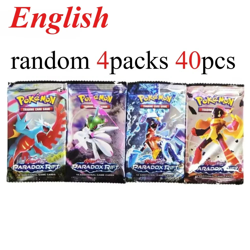 40 Pcs Pokemon Card Prismatic 151 Evolutions English Booster Battle Pokemon Card Game Carte Trading Collection Cards Gift