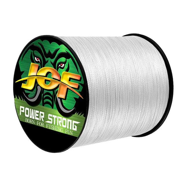 JOF 4 Strands Fishing Line 300/100M Braided PE Fishing Strong Fishing Line Multifilament Durable Fishing Line Tool