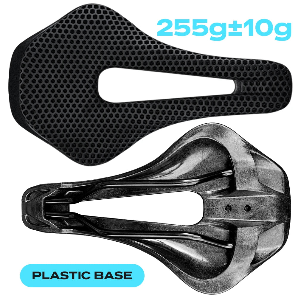 2024 RYET 3D Printed Saddle Ultralight Hollow Comfortable Full Carbon MTB Road Racing Bike Cycling Seat Bicycle Cushion Parts