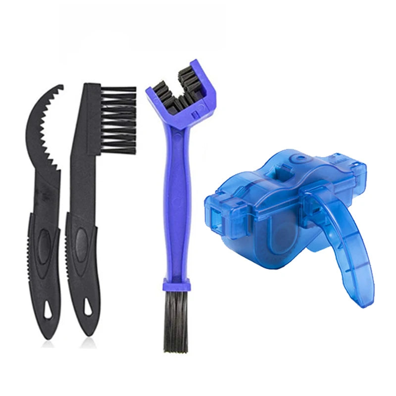 Bicycle Chain Cleaner Cycling Cleaning Kit Bike Wash Tool Set Bike Protection Oil Portable Outdoor Mountain Bicycle Repair Tools