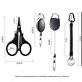 1set Titanium Coating Stainless Steel Fishing Scissor Plier Cut PE Braid Line Cutter Plies Carp Outdoor Fishing Accessories Tool
