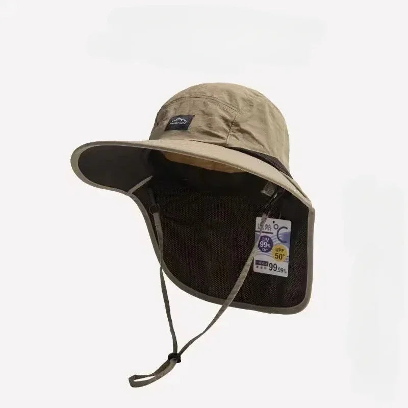 Hot sale! Unisex Windproof Quick-Dry Fisherman Hat with Neck Flap & UV Protection for Outdoor Fishing Hikin
