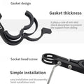 10/20/30cm Bicycle Handlebar Extended Bracket MTB Headlight Mount Extented Bar Road Mountain Bike Handlebar Extender Rack Parts