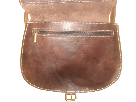 Bolso redondo vacuno sol
