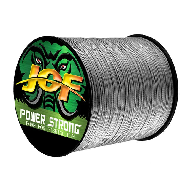 JOF 4 Strands Fishing Line 300/100M Braided PE Fishing Strong Fishing Line Multifilament Durable Fishing Line Tool