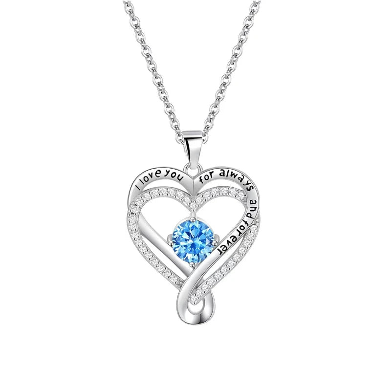 Elegant Style Heart shaped Pendant Necklace Hollow Design Mother's Day Gift Party Suitable for Best Friends Without Box