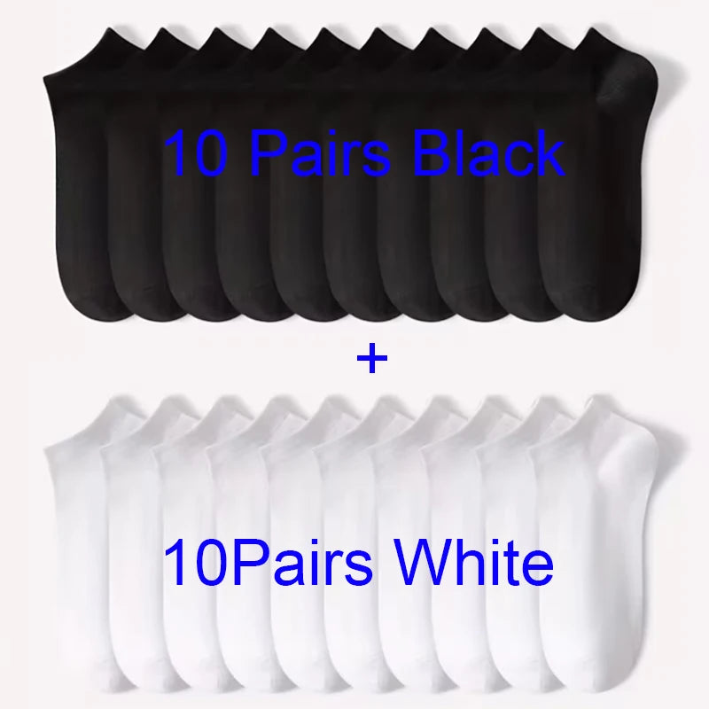 5/10-Pack Unisex Comfort-Fit Ankle Socks For All, Breathable & Lightweight - Ideal For Sports & Daily Wear