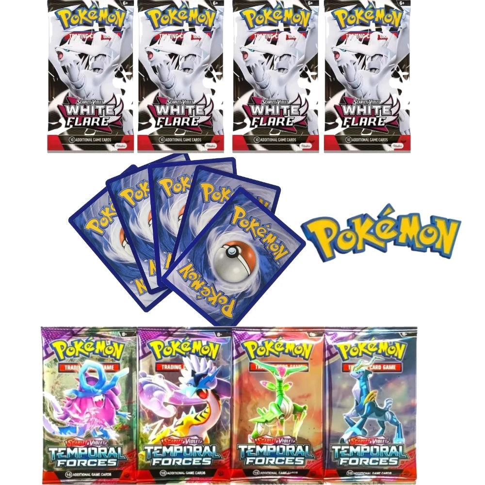 40 Pcs Pokemon Card Prismatic 151 Evolutions English Booster Battle Pokemon Card Game Carte Trading Collection Cards Gift