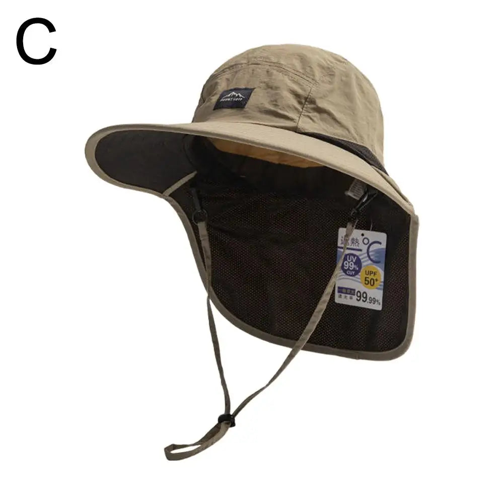 Hot sale! Unisex Windproof Quick-Dry Fisherman Hat with Neck Flap & UV Protection for Outdoor Fishing Hikin