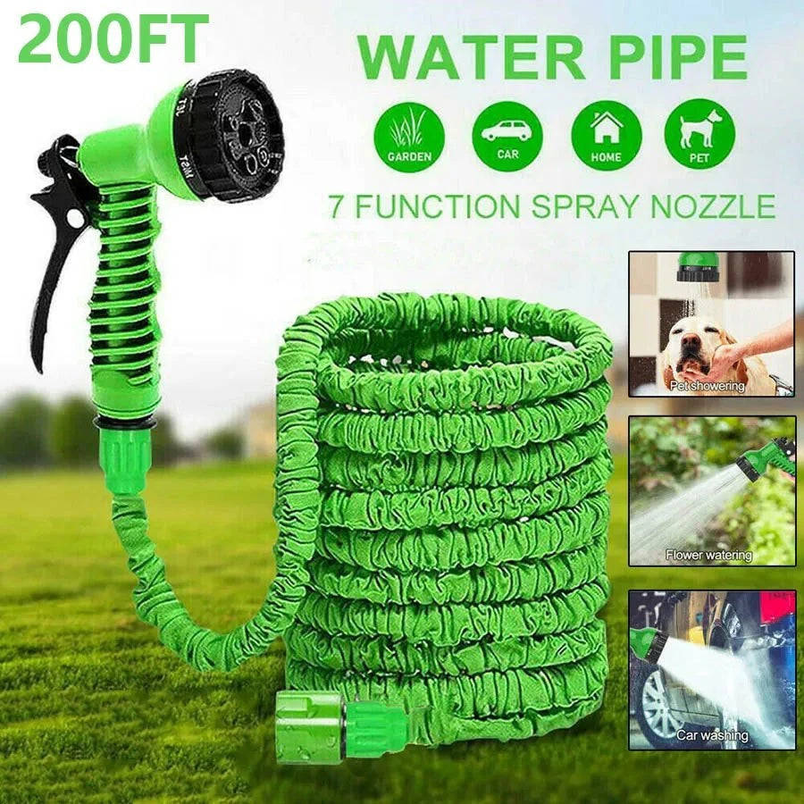 2024 Expandable Magic Hose, High-Pressure Car Wash, 7Water Spraying Functions, Water Gun, Home Garden Watering Hose Garden Hose