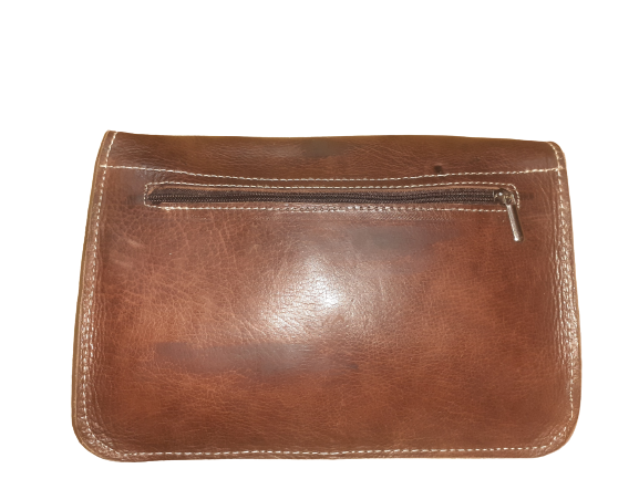 Bolso rectangular cuero fez