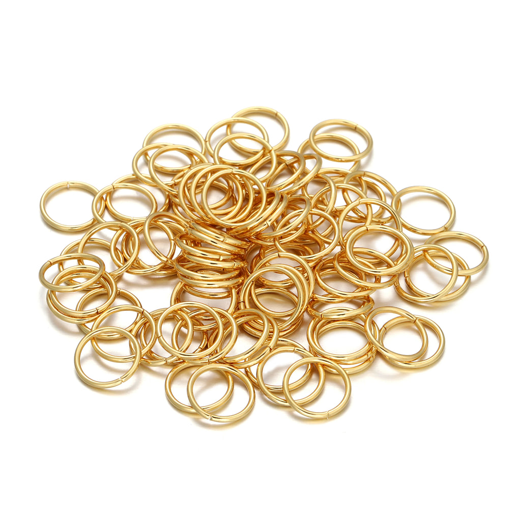 30-200Pcs 3-25mm Stainless Steel Split Ring Open Single Loops Jump Rings Connectors for DIY Jewelry Making Findings Accessories