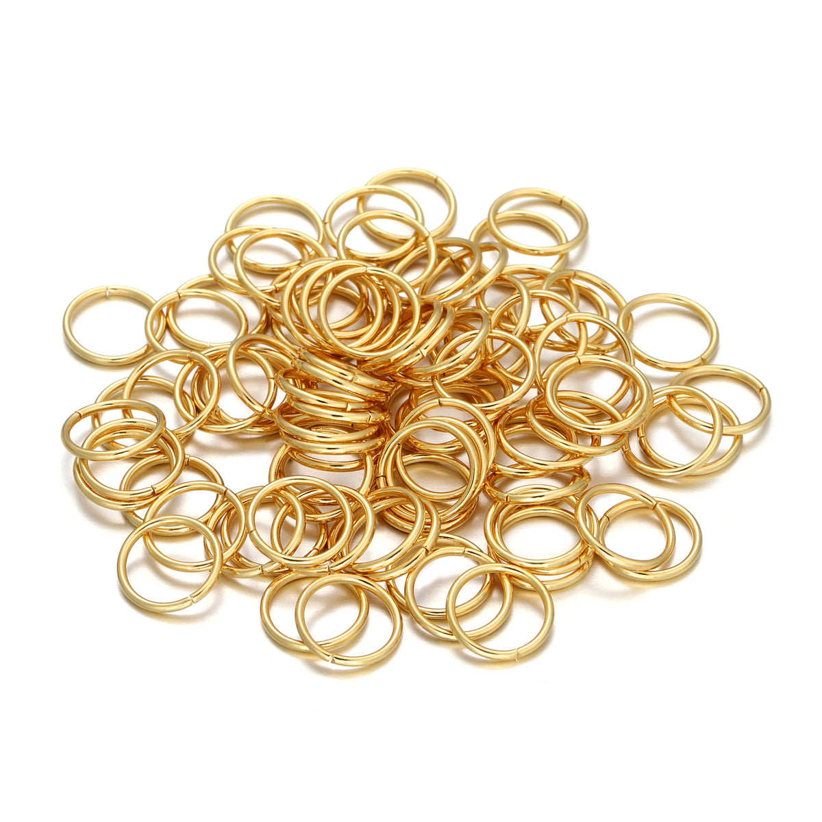 30-200Pcs 3-25mm Stainless Steel Split Ring Open Single Loops Jump Rings Connectors for DIY Jewelry Making Findings Accessories
