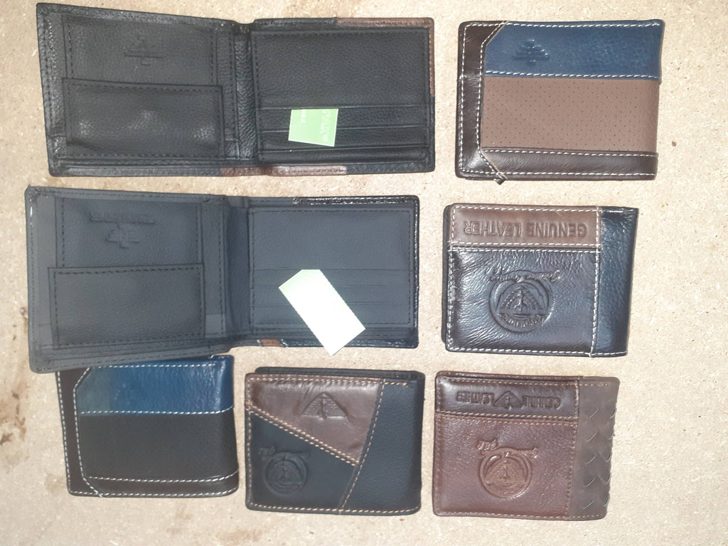 Cartera de hombre abierta sin boton