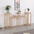 H5.20 new chinese style ash wood entryway bonsai stand balcony living room decorative flower stand shelf