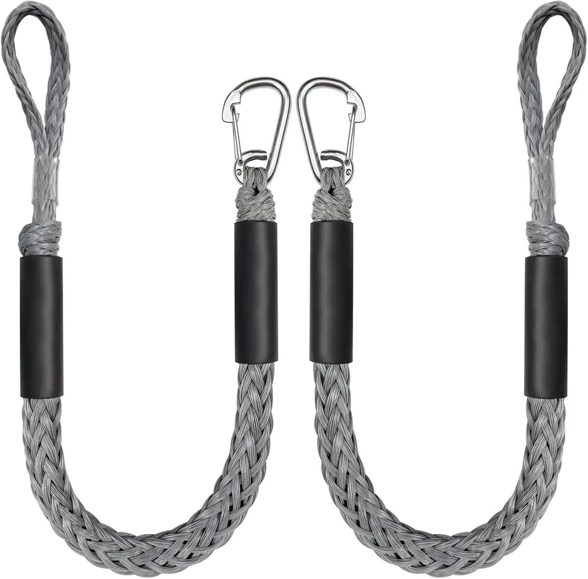 Docking Rope 1pcs 4 Feet Bungee Dock Line Mooring Ropes for Dockingi with Stainless Steel Clip Accessories Boat/Yacht Anchor