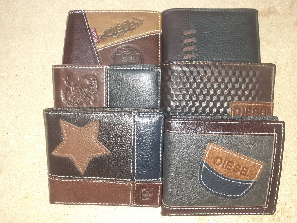 Cartera de hombre abierta sin boton