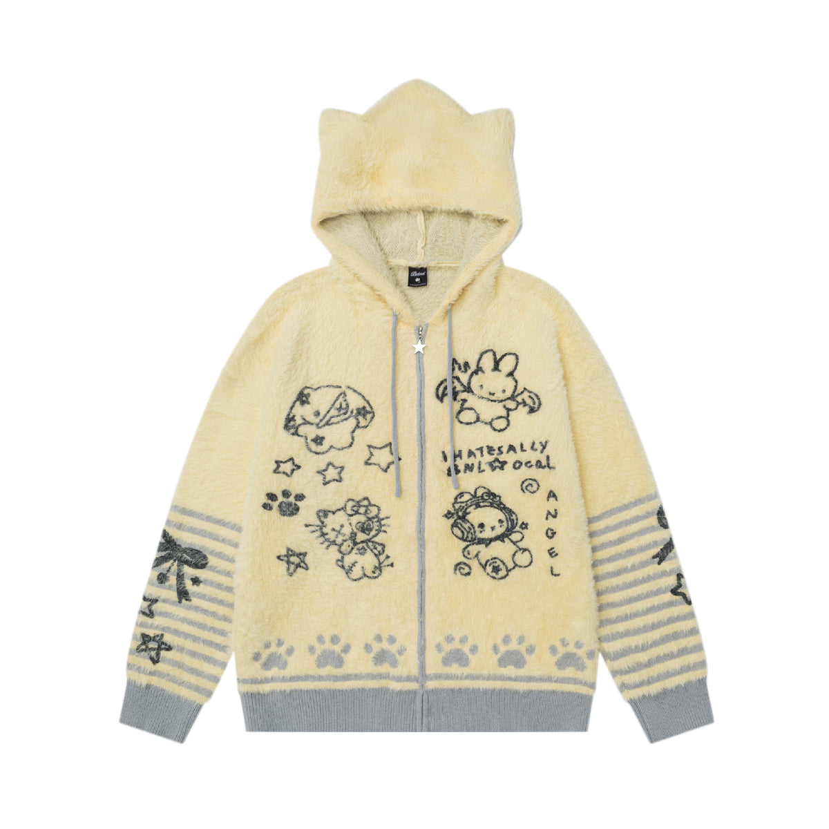 Cartoon jacquard sweater