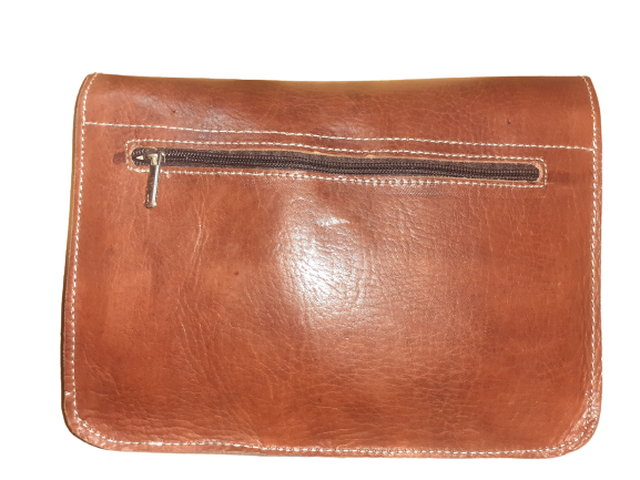 Bolso rectangular cuero fez