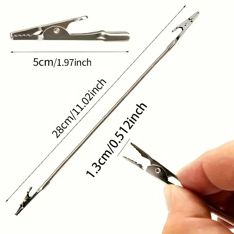 1/3pcs Double-ended Mosquito-repellent Incense Clip Universal Crocodile Clip Bracket Broken Incense Clip Extended Hose