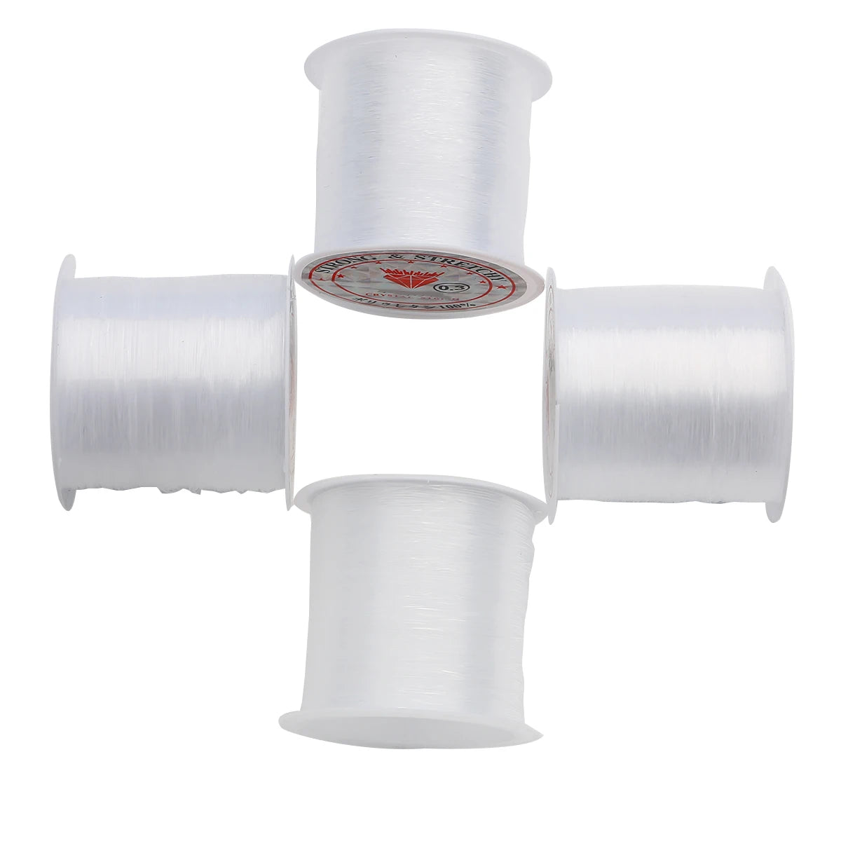 0.2/0.25/0.3/0.35/0.4/0.45/0.5/0.6mm 1 Roll Fish Line Wire Clear Non-stretch Strong Nylon String Beading Cord Thread Jewelry DIY