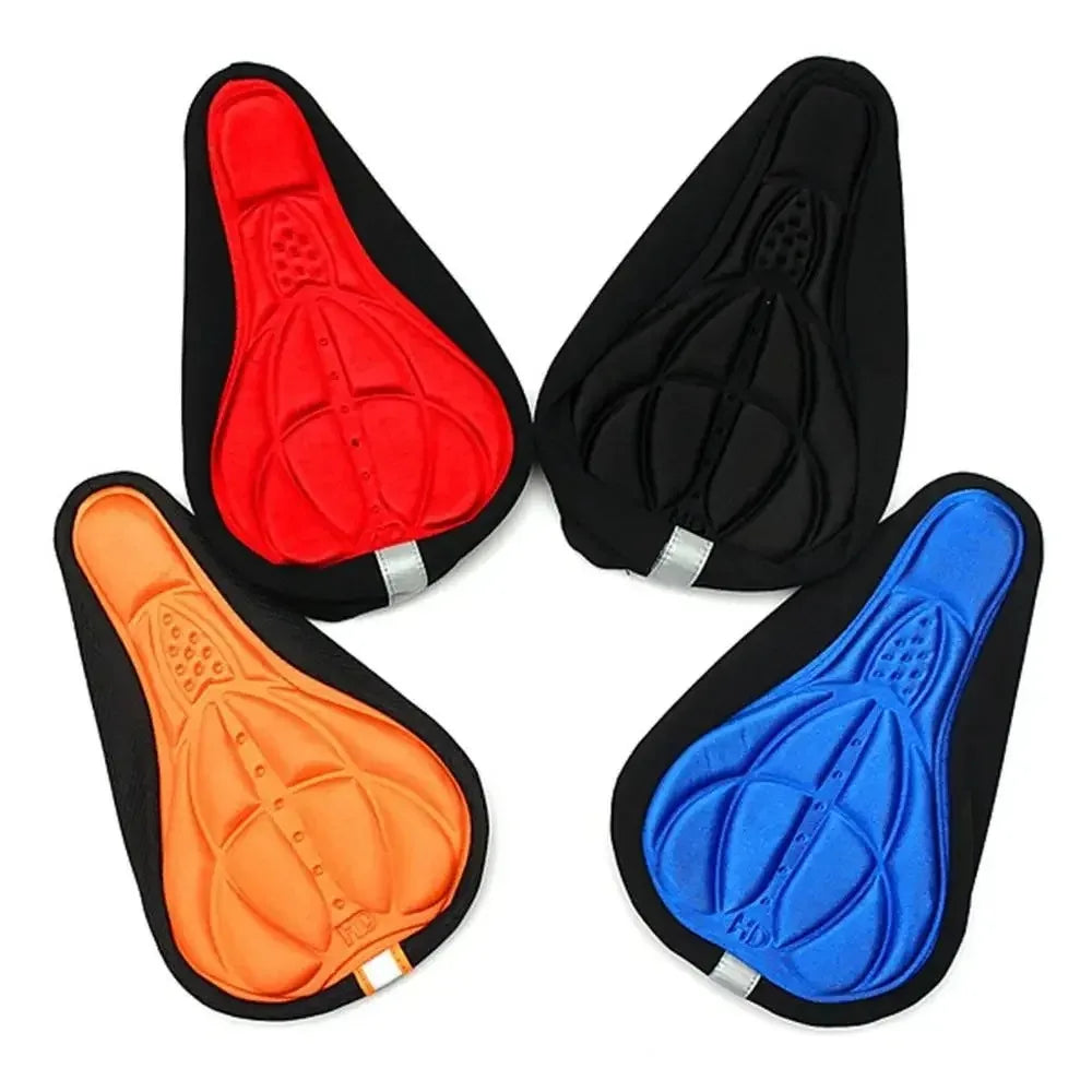 2025 Bicycle Saddle 3D Soft Cycling Seat Cover MTB Mountain Bike Thickene Sponge Pad Outdoor Breathable Cushion Bike Accessories