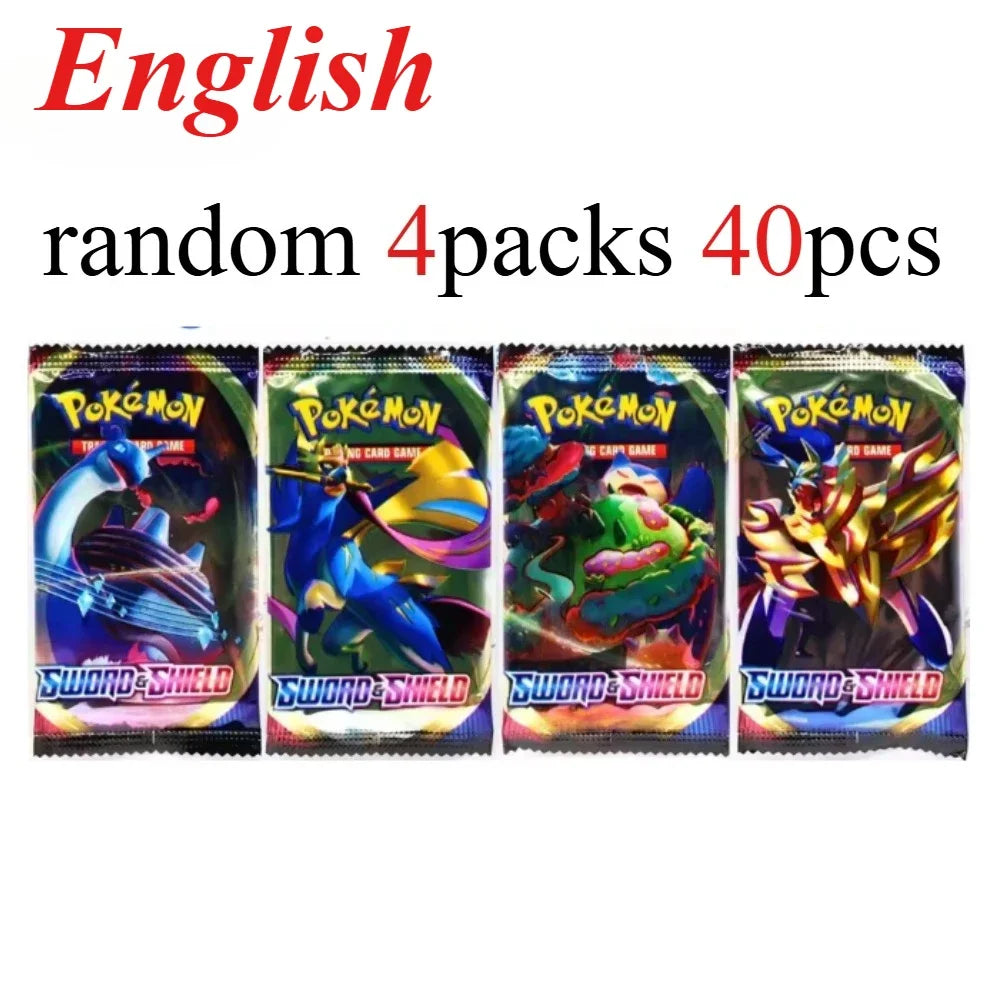 40 Pcs Pokemon Card Prismatic 151 Evolutions English Booster Battle Pokemon Card Game Carte Trading Collection Cards Gift