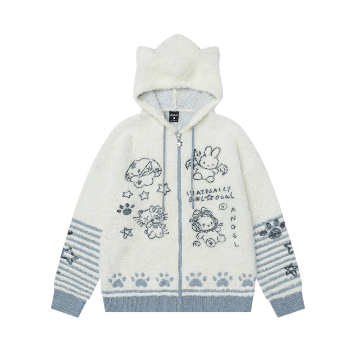 Cartoon jacquard sweater