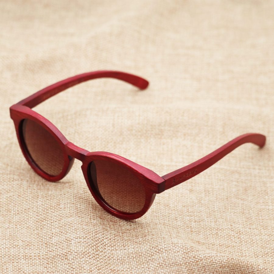 gafas de madera de bambú