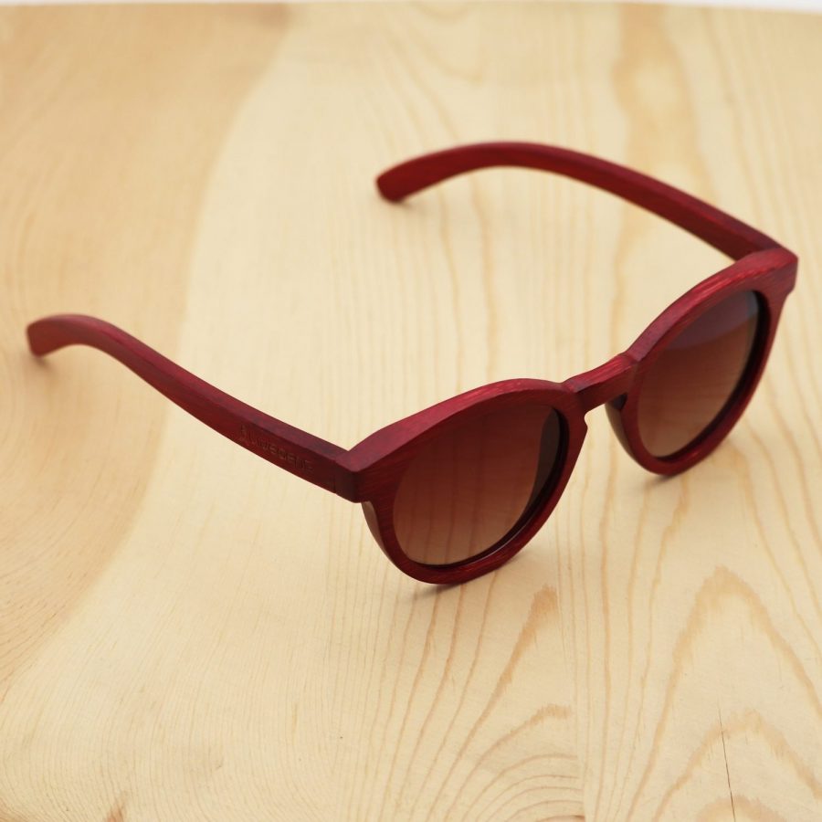 gafas de madera de bambú