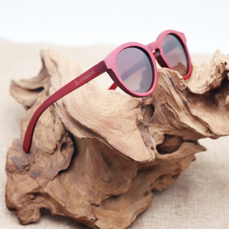 gafas de madera de bambú