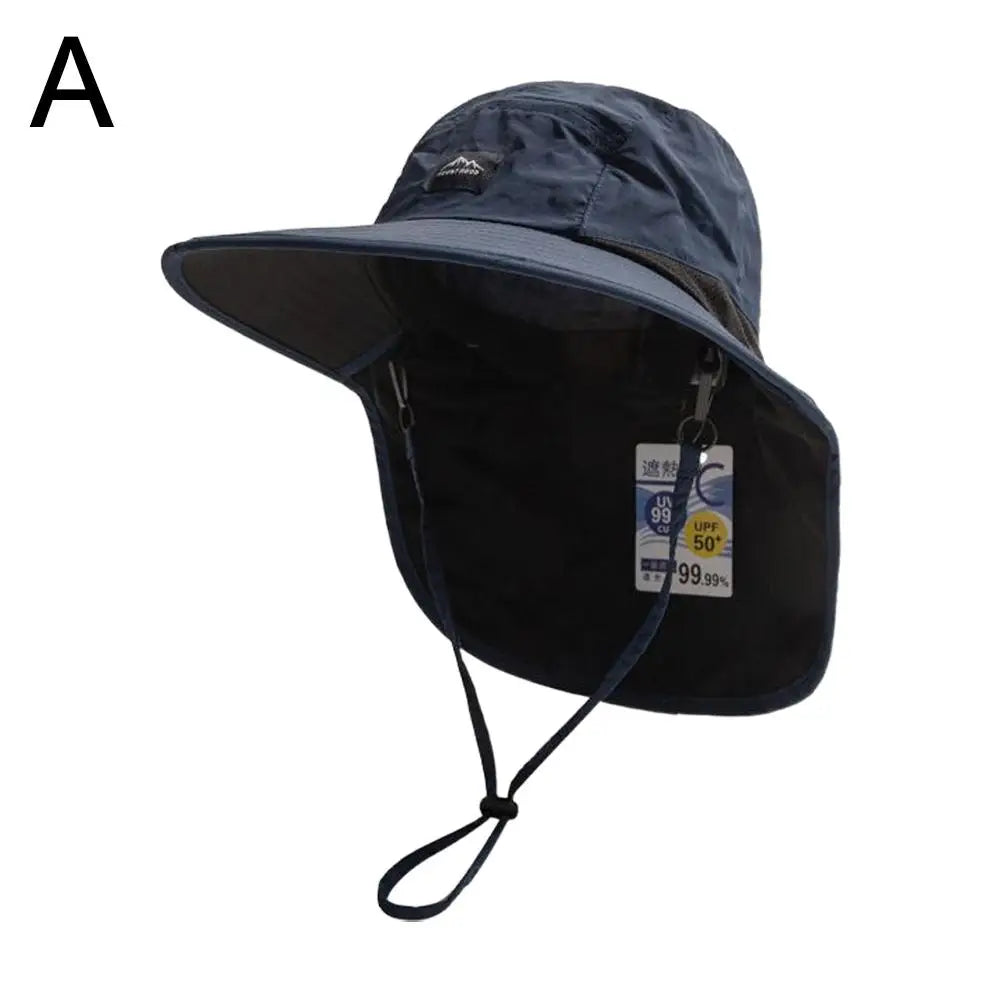 Hot sale! Unisex Windproof Quick-Dry Fisherman Hat with Neck Flap & UV Protection for Outdoor Fishing Hikin