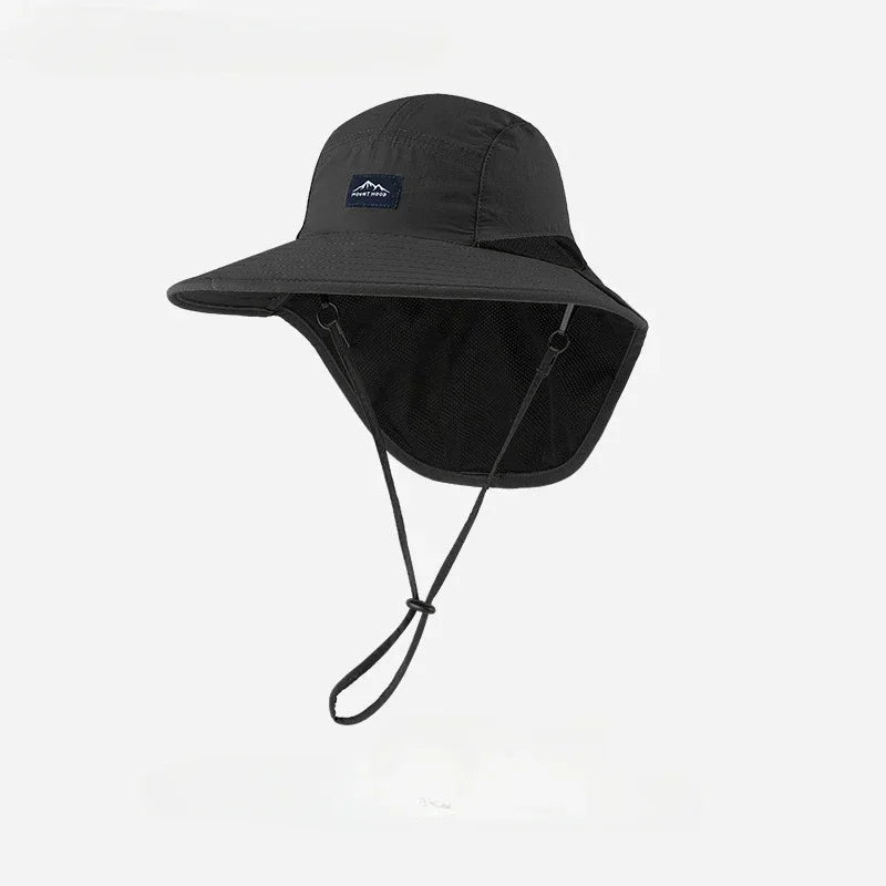 Hot sale! Unisex Windproof Quick-Dry Fisherman Hat with Neck Flap & UV Protection for Outdoor Fishing Hikin