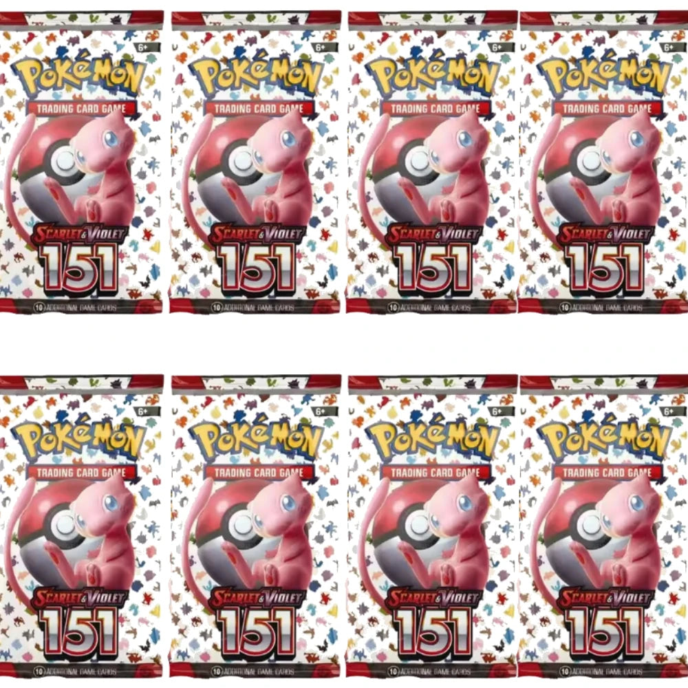 40 Pcs Pokemon Card Prismatic 151 Evolutions English Booster Battle Pokemon Card Game Carte Trading Collection Cards Gift