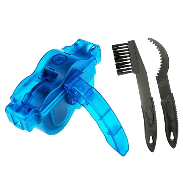 Portable Bicycle Chain Cleaner Bike Brushes Scrubber Wash Tool Mountain Cycling Cleaning Kit Outdoor Accessory