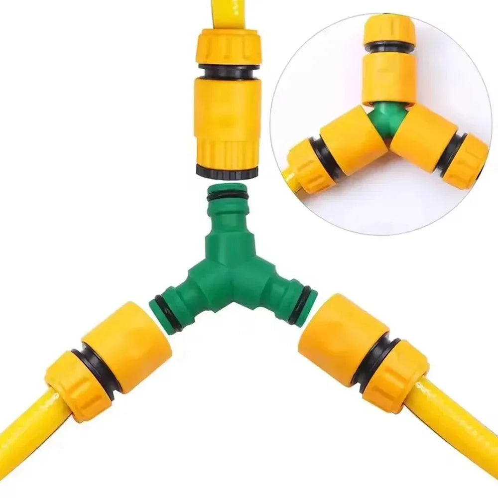 10pcs Hose Faucet Quick Connector 3/4 & 1/2 Inch Graden Hose Water Tap Threaded Connector Faucet Adapter For Garden Irrigation
