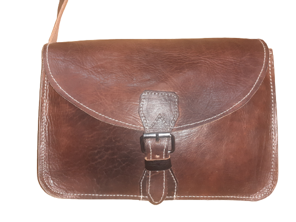 Bolso rectangular cuero fez