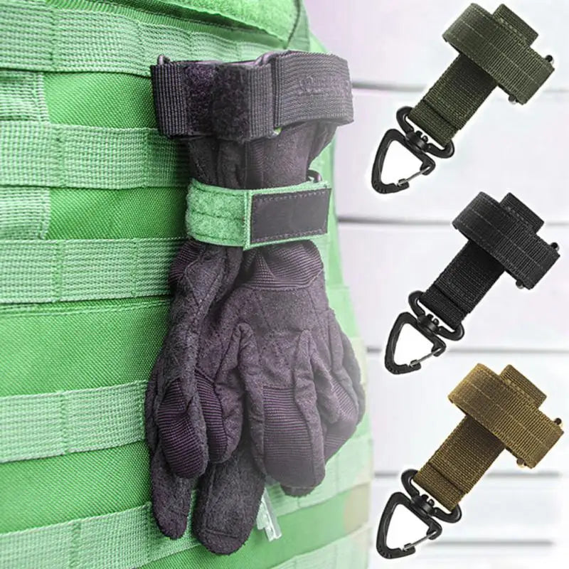 1/3/6 Pcs New Multi-purpose Nylon Gloves Buckle Tactical Glove Hook Safety Clip Outdoor Hiking Climbing Rope Storage Accessories
