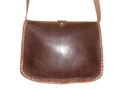 Bolso ovalado hebilla  combinado